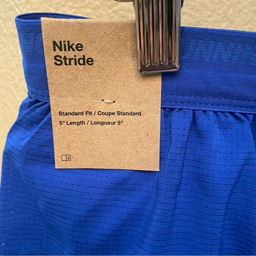 NWT~NIKE Men Blue Stride Running Lined Athletic Shorts Size XL - Picture 8 of 11